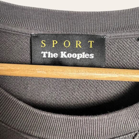 The Kooples Sport Men’s Gray Ribbed Zip Oversized Pullover Sweater Size XS - Picture 7 of 8